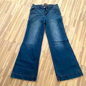 Flared Denim Jeans